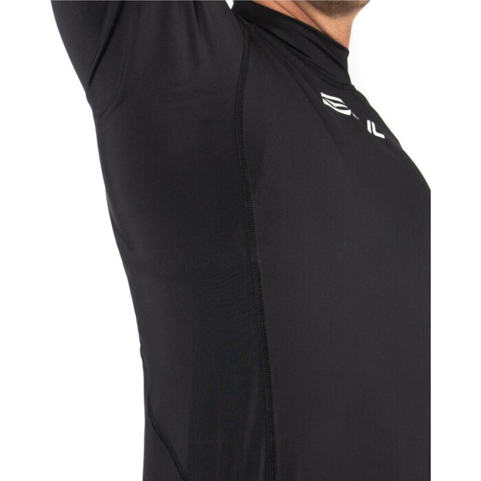 2024 Gul Mens Code Zero Evoskin Long Sleeve Rash Vest CZ0001 - Black